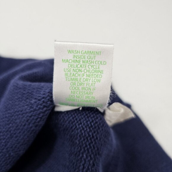 Lilly Pulitzer Girls Sweater Dress Youth 10 Navy Ivory Green Wedding Guest Party - Picture 5 of 9